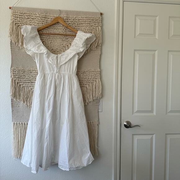 Adam Lippes Eyelet Ruffle Dress - Picture 9 of 9